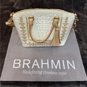 *SOLD* RARE Brahmin Medium Duxbury Pearl Summer Dalton Satchel Shoulder Handbag